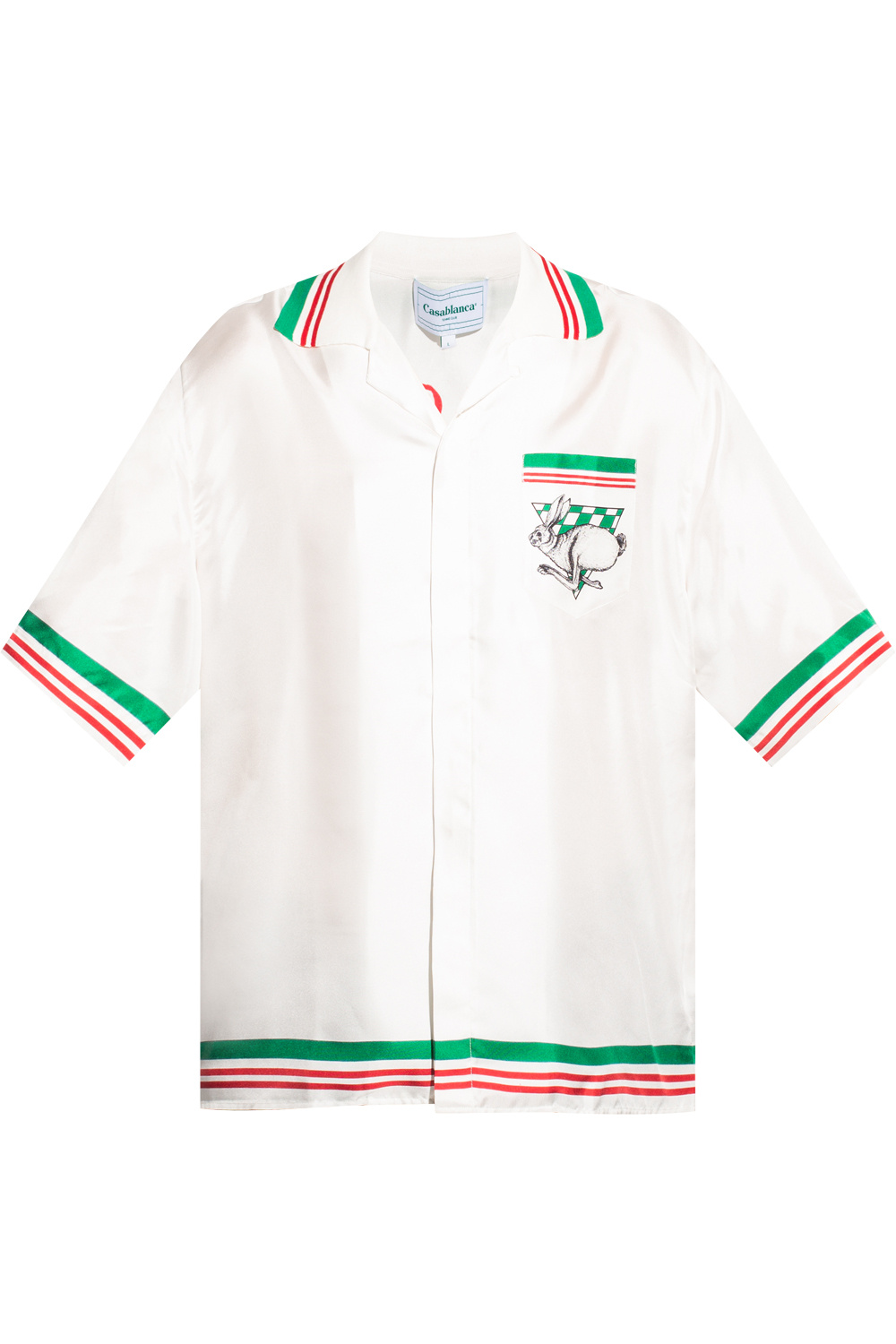 Casablanca Silk shirt with short sleeves | Men's Clothing | Vitkac